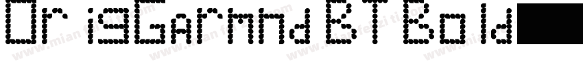 OrigGarmnd BT Bold字体转换